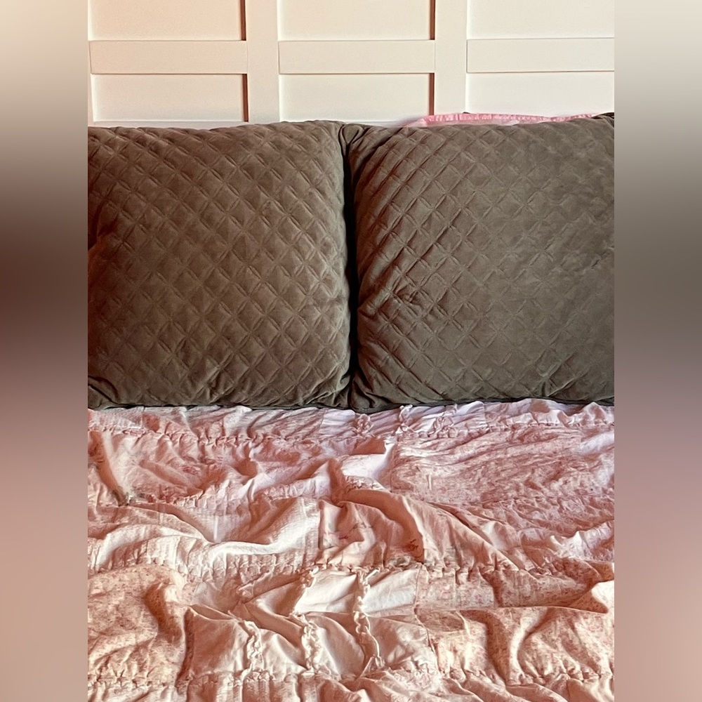 gray throw pillows